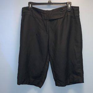 Cute Linen Blend Taxi Black Shorts Size L